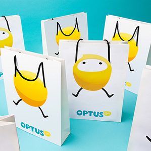 Marco designed this little character for Optus which became their Mascot