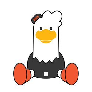 HELLO!大家好，我叫鸭丫这只可爱的鸭子吉祥物，灵感来源于大自然鸭子的形象
