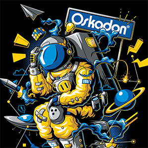 Oskadon is a well known medicine brand from Indonesia. They asked me to make a t-shirt